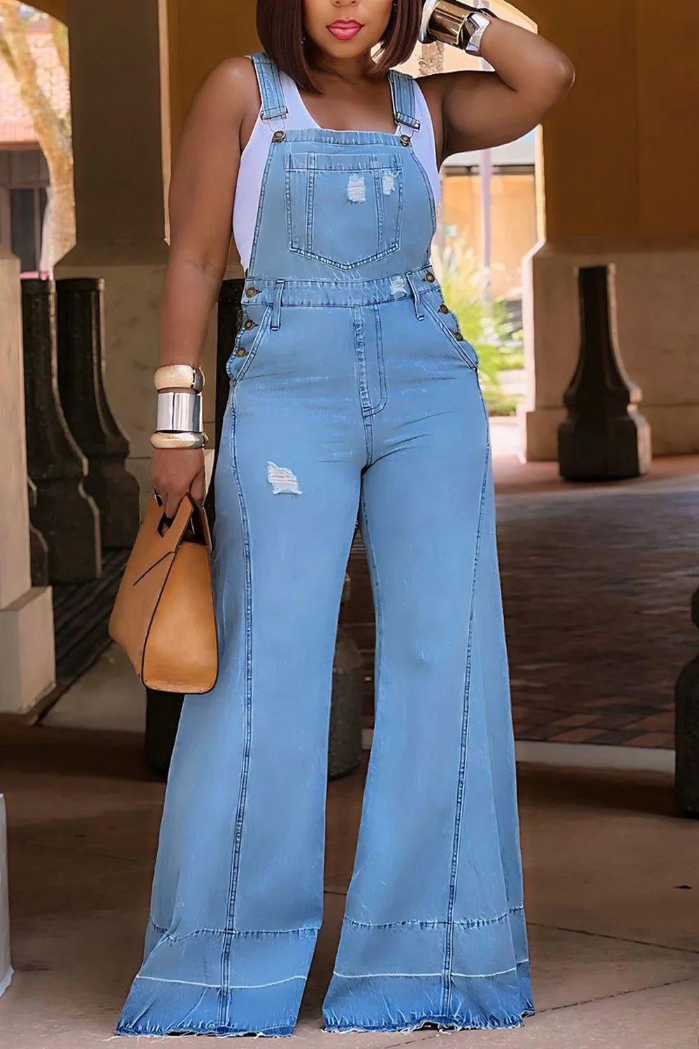 Denim Overalls