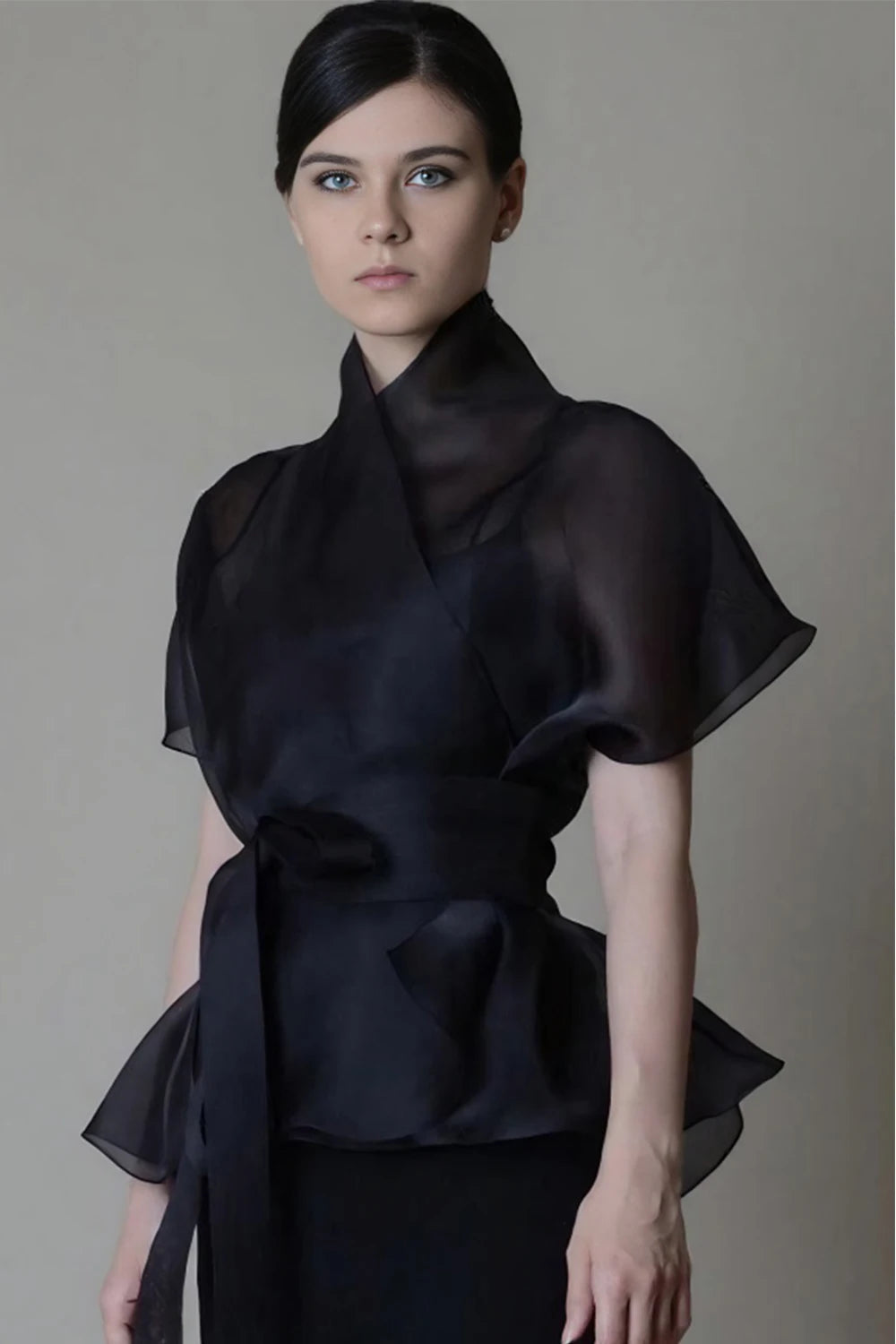 Organza Mesh Blouse