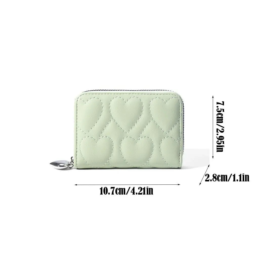 Embroidered Heart Wallet