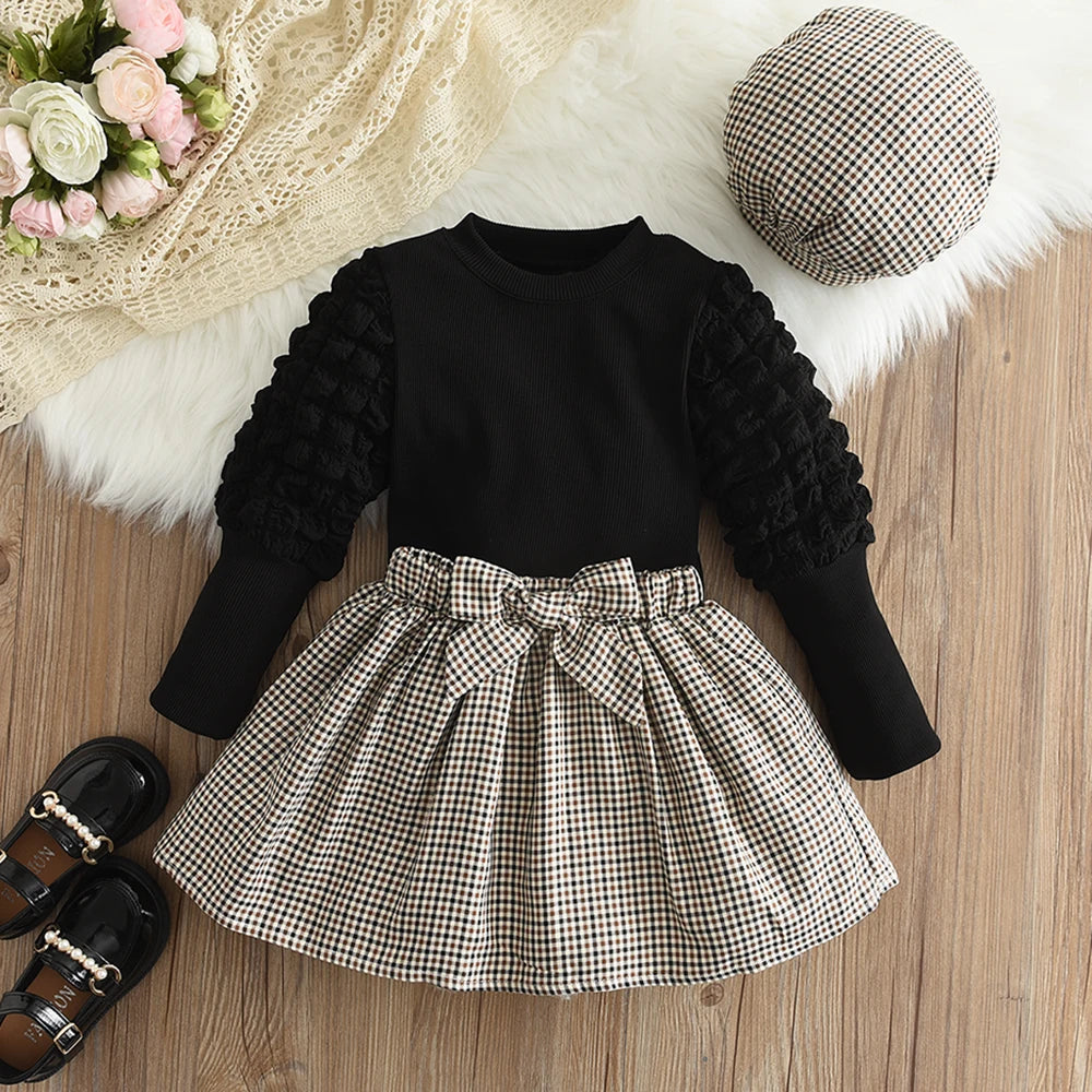 Polka Dots Pleated Dress