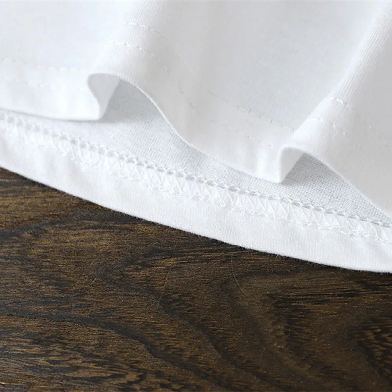 Solid Cotton Casual Short Sleeve Tee