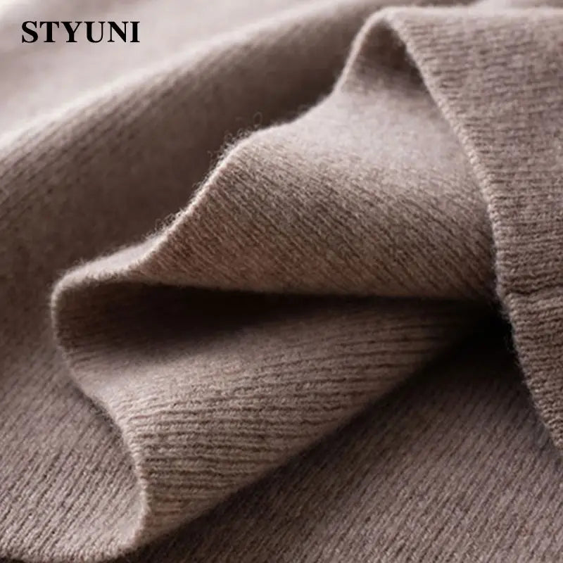 Straight Solid Elastic High Waist Knitted Skirt