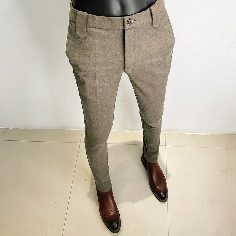 Slim Fit Corduroy Trousers