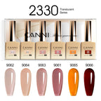 CANNI Nail Gel Polish Set Upgraded HEMA FREE Summer Nails Smooth Texture Ultra Gloss Top Coat Pigmented Gel Soak off UV LED Gel
