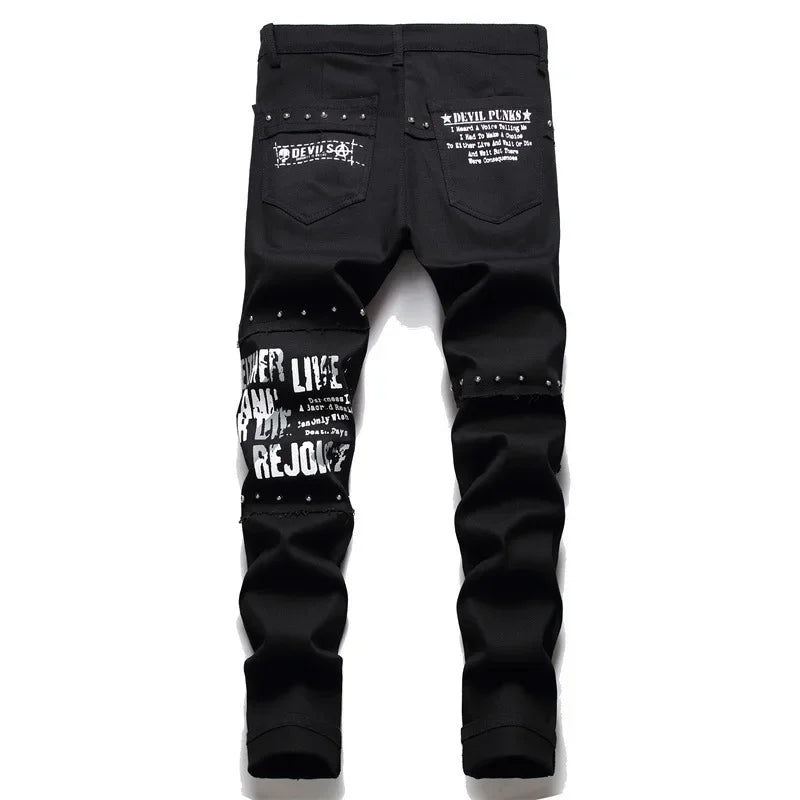 Dual-Tone Tartan Streetwear Pants