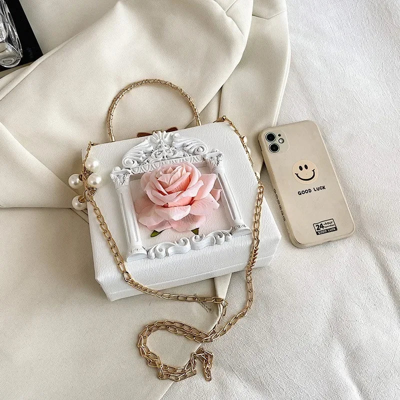 Angel Flower Chain Handbag