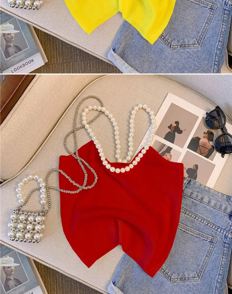 Pearl Halter Top