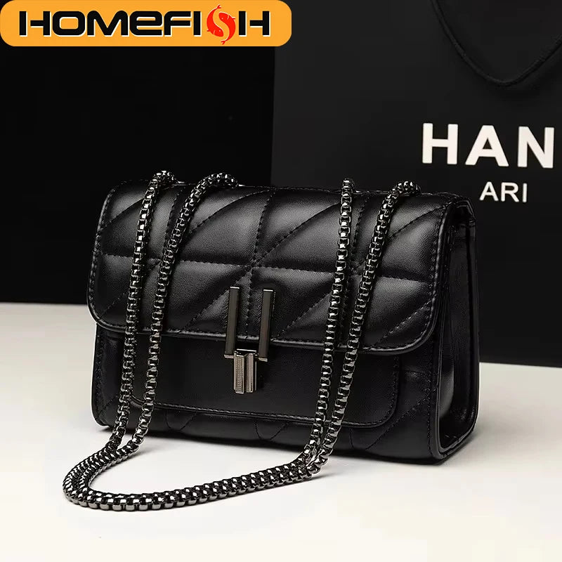 Quilted Chain Crossbody