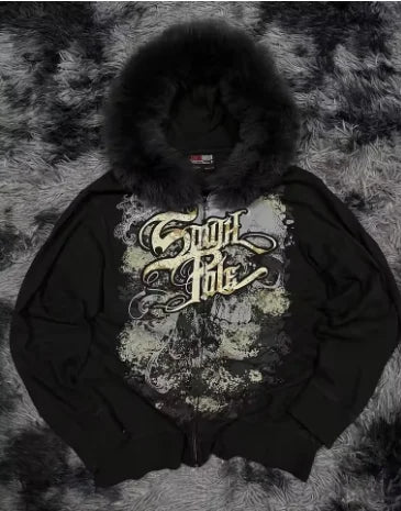 Fur Collar Hoodie