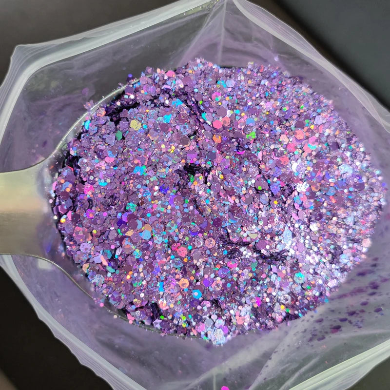 1KG Wholesale Mixed Size Holographic Nails Sequins Manicure Glitter Flakes Paillettes Nail Art Decorations Body/Face Glitter