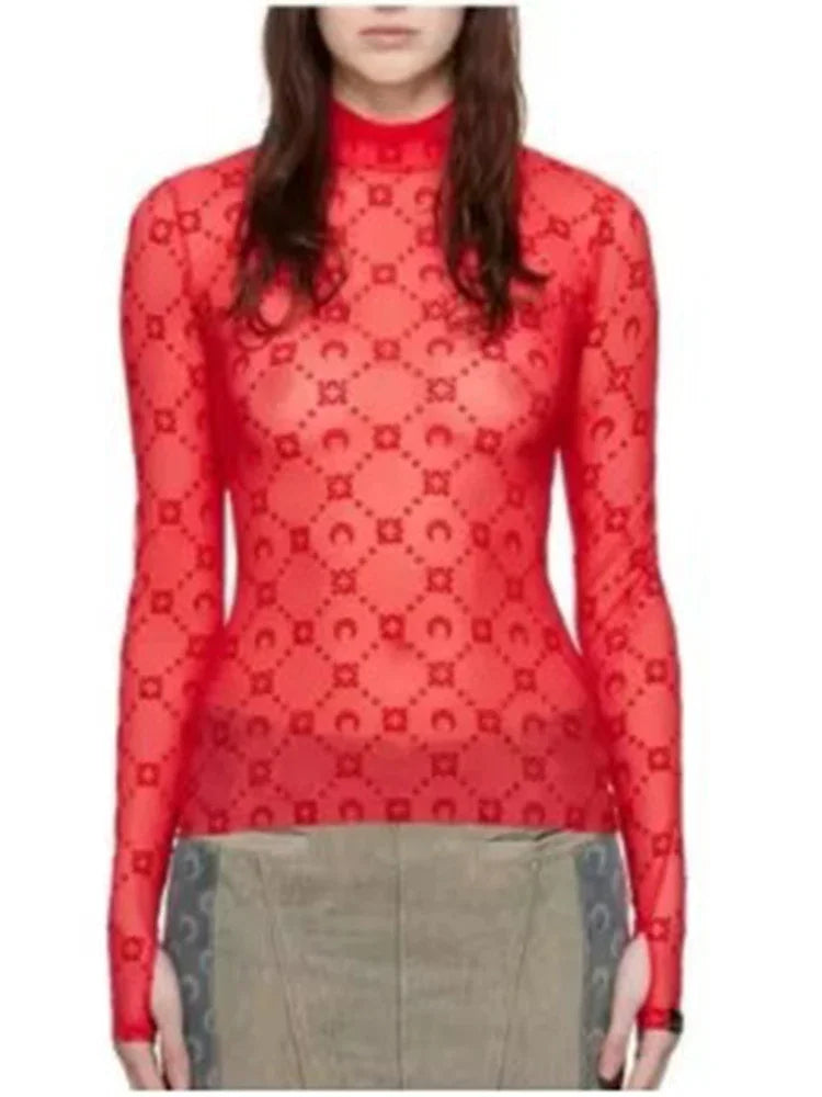 Pullover Mesh T-Shirt