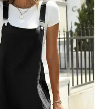 Solid Color Overalls