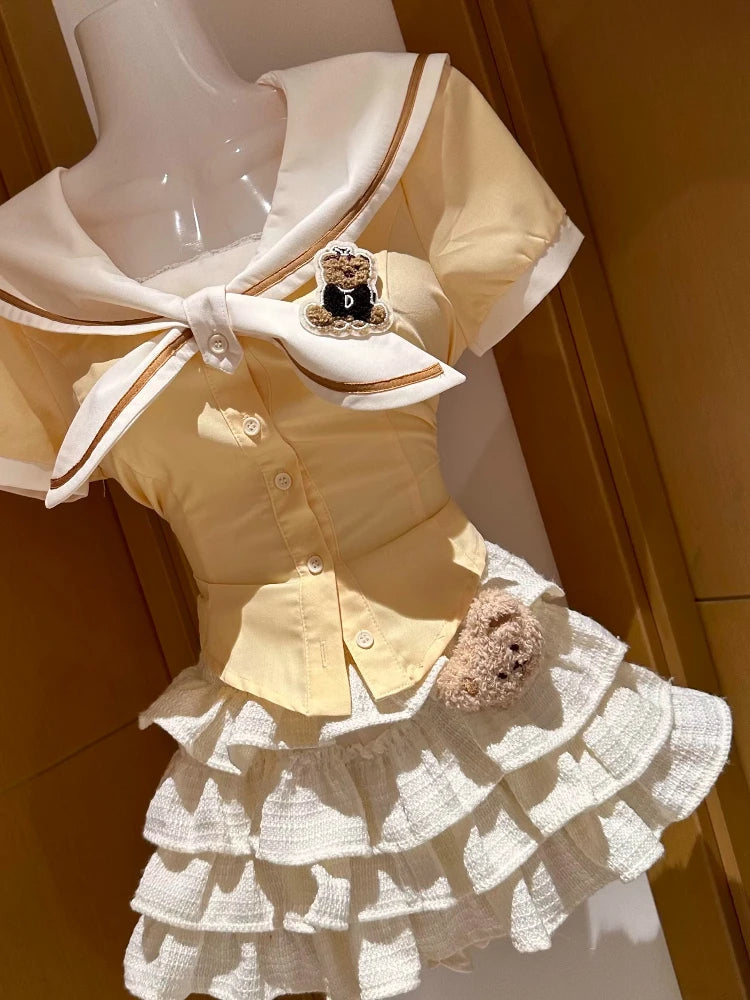 Sweet Preppy Style Set