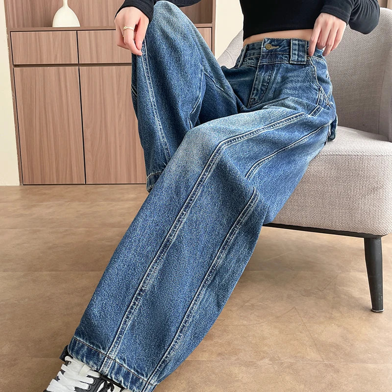 High Waist Loose Wide Leg Jeans