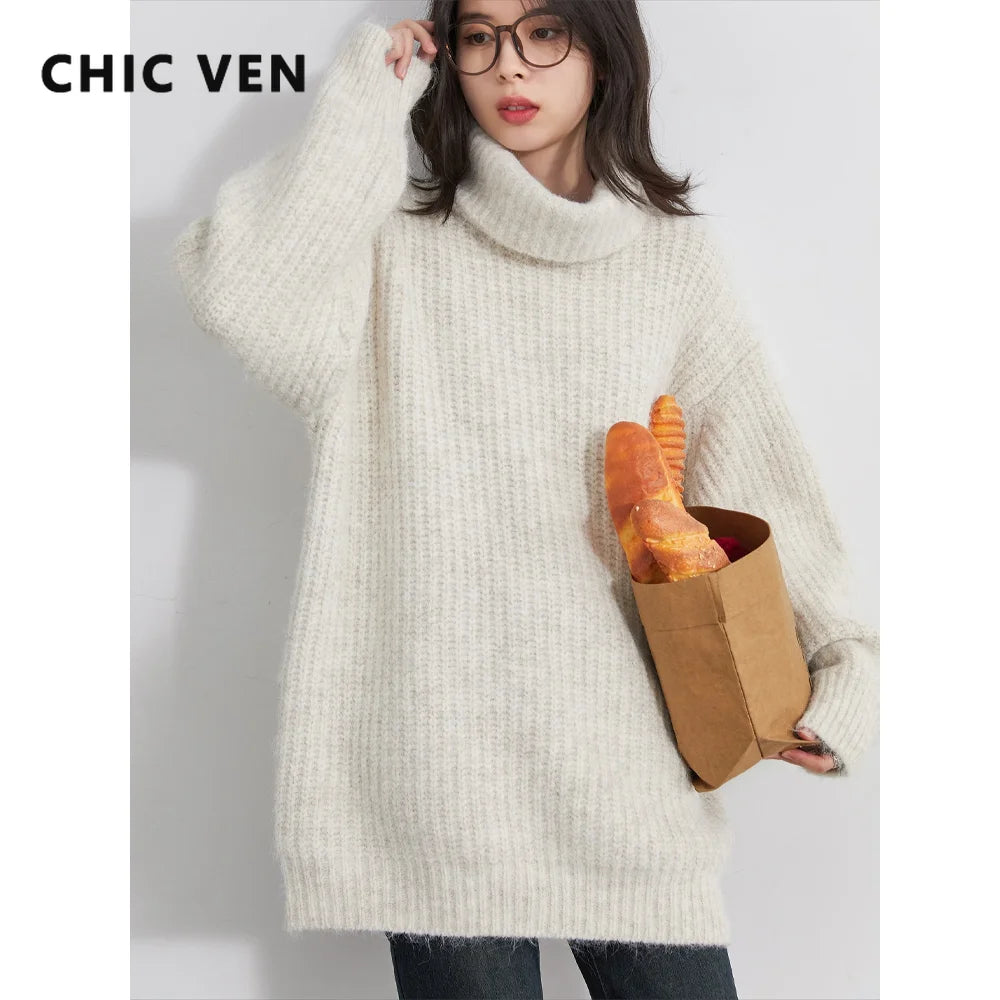CHIC VEN Turtleneck Sweater
