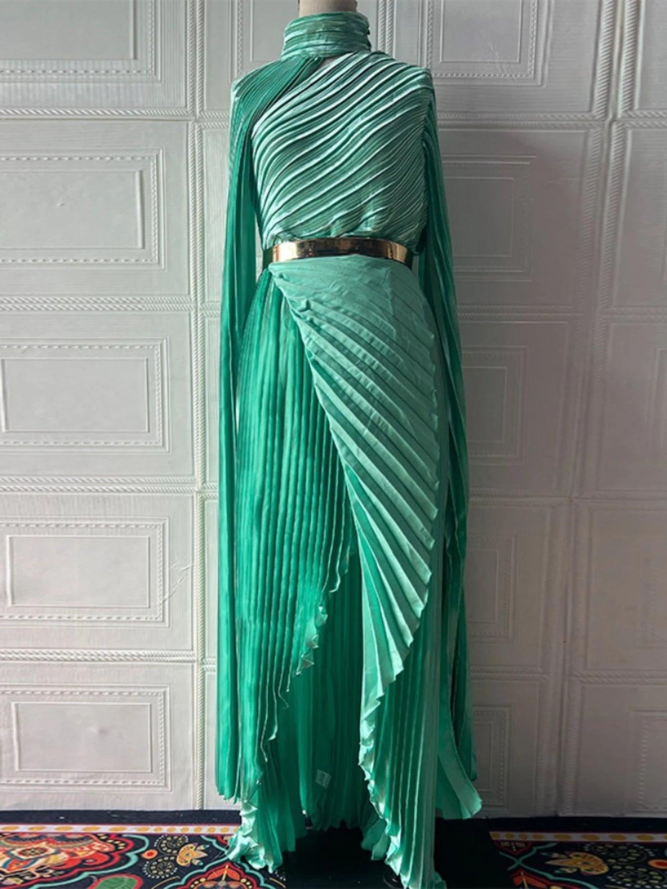 Eid Dubai Party Dress Muslim Abaya Women Party Irregular Folds Jalabiya Vestidos Largos Long Robe Ramadan Morocco Caftan Dubai