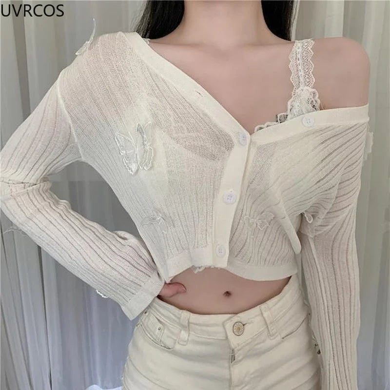 Butterfly Knitted Cardigan