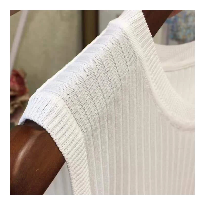 Knitted O-Neck Tank
