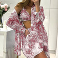 Shirt with Suspender Shorts Set