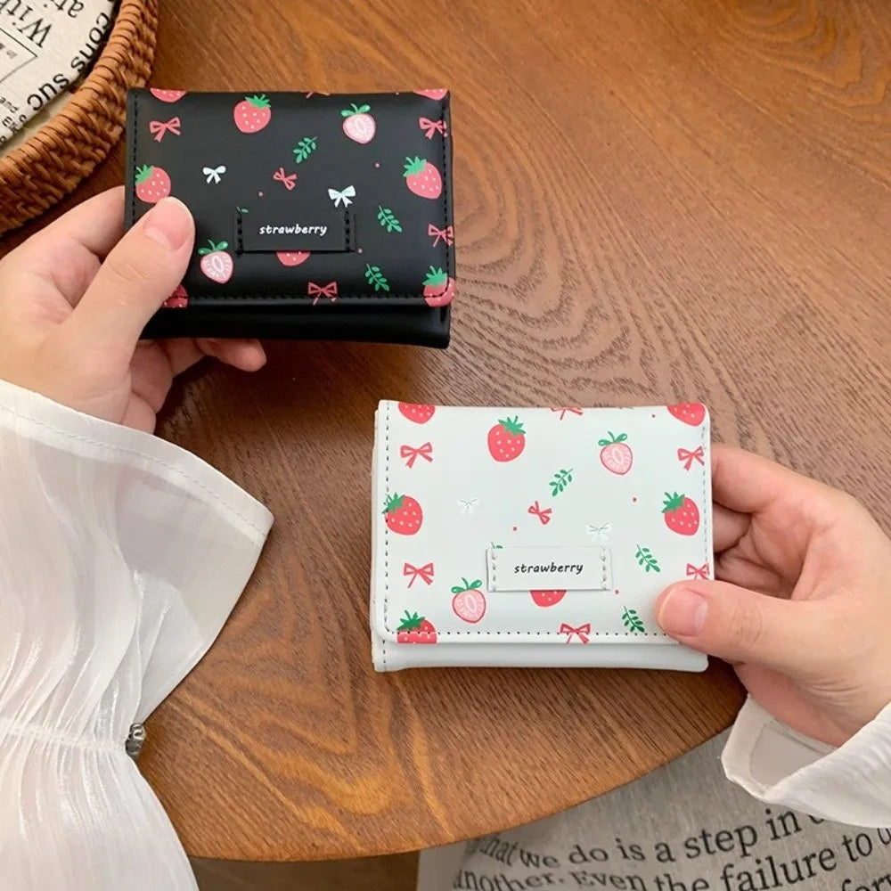 Strawberry Tri-fold Wallet