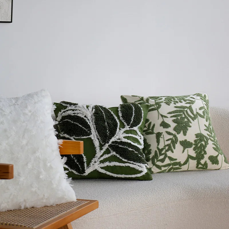 Floral Tufted Pillowcase