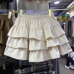 Pleated Layered Skirt