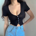 Short Sleeve Crop Top