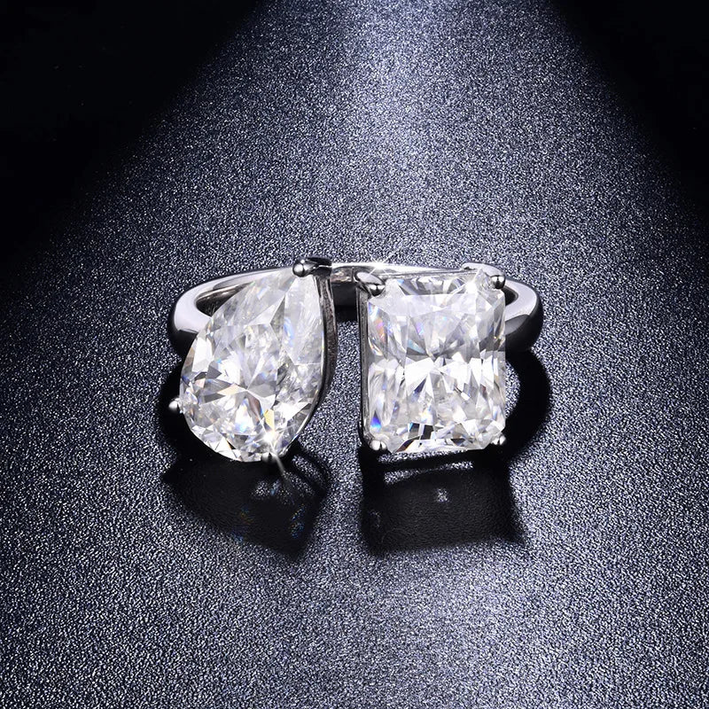 Luxury 6cttw Moissanite Ring