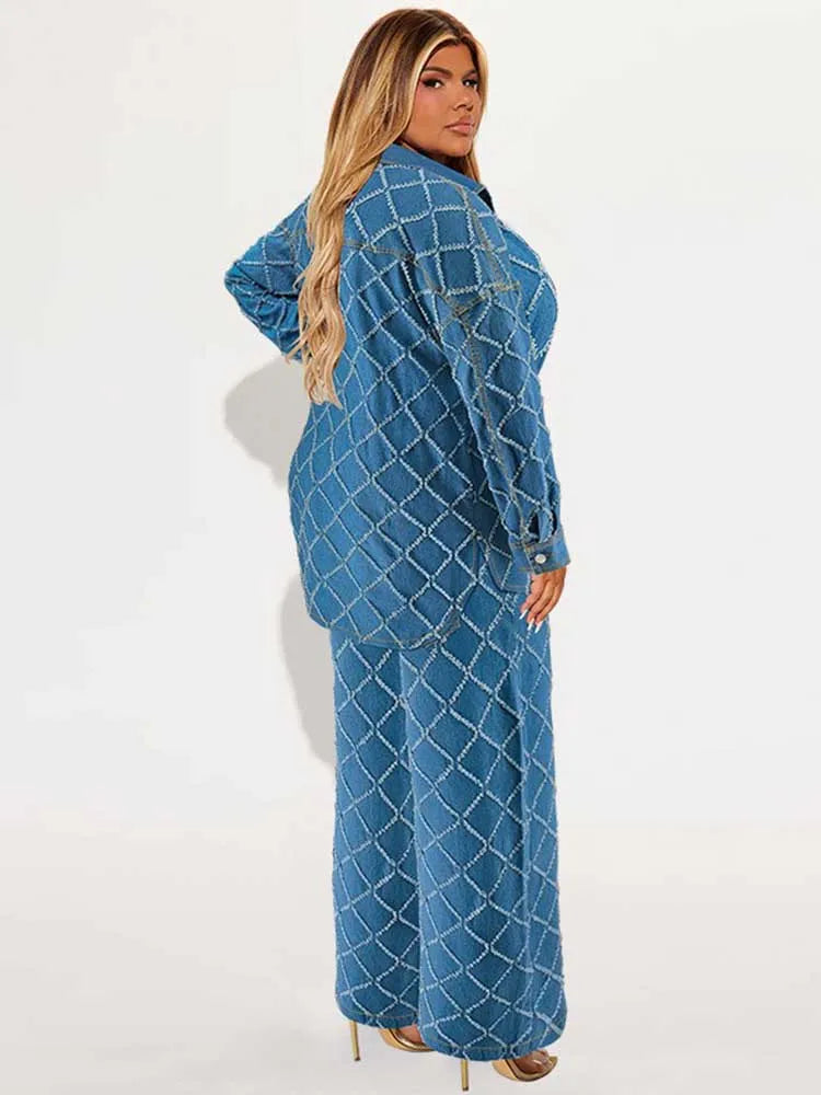 Denim 2 Piece Set