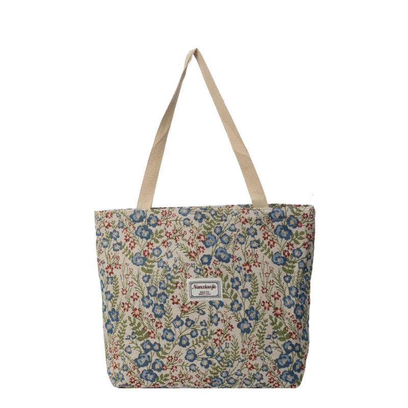 Floral Canvas Bag