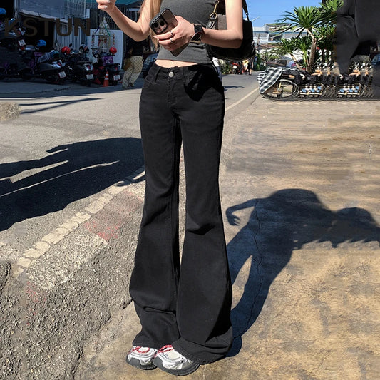 Low Waist Boot Cut Jeans