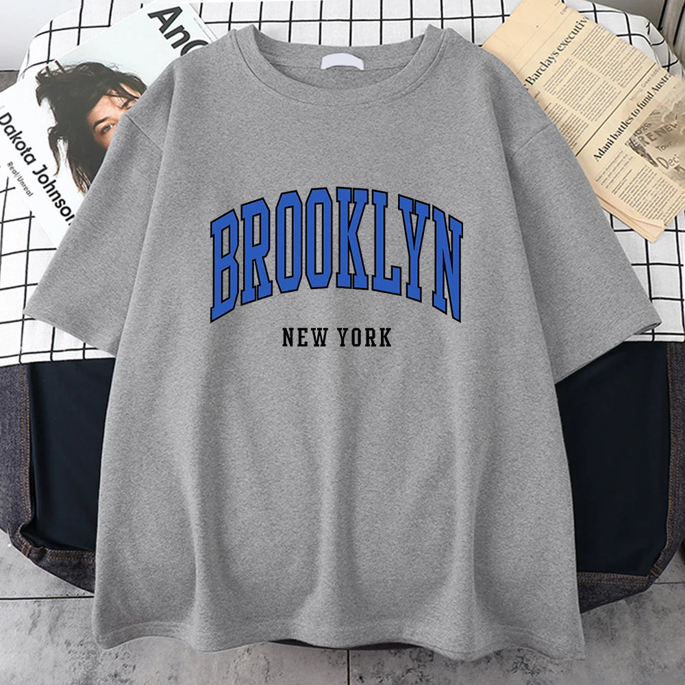Brooklyn New York Blue Design Tee