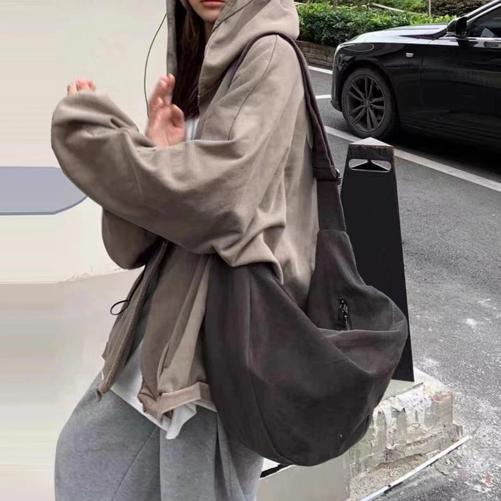 Oversized Slouchy Street Crossbody