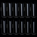 3XL Tapered Square Clear Full Cover Nail Tip 120PC Press On Nails False Artificial Tip  XXXL Extra Long Square Straight Nail Tip