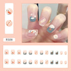 24P Rainbow Fake Nail