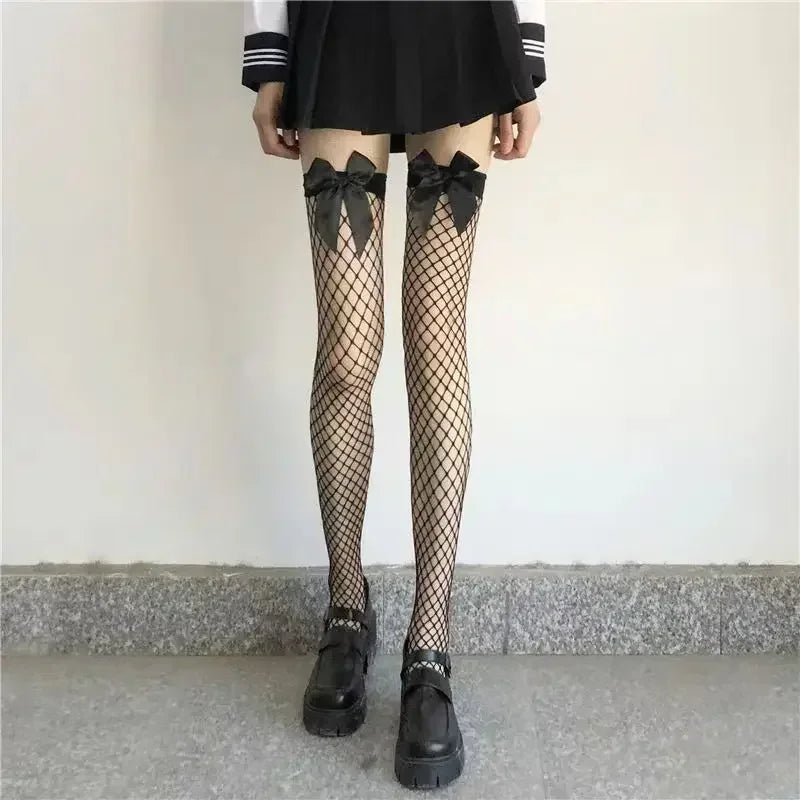 Lace Transparent Thigh High Socks