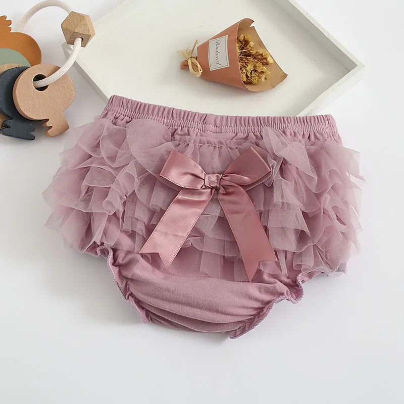 Ruffles Mesh Summer Baby Bloomers