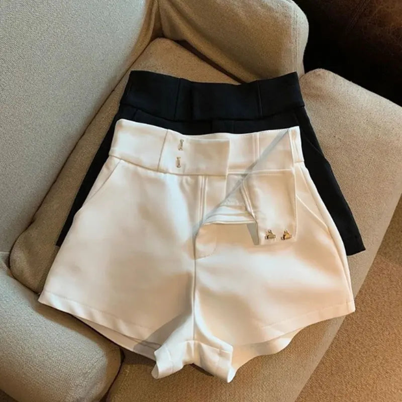 High Waisted Shorts A-Line Shorts