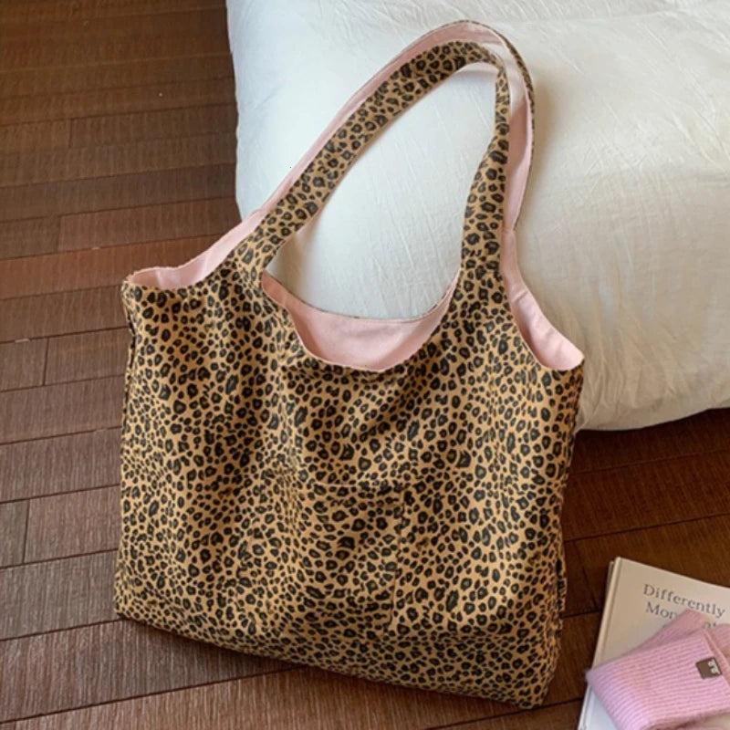 Leopard Print Shoulder Bag