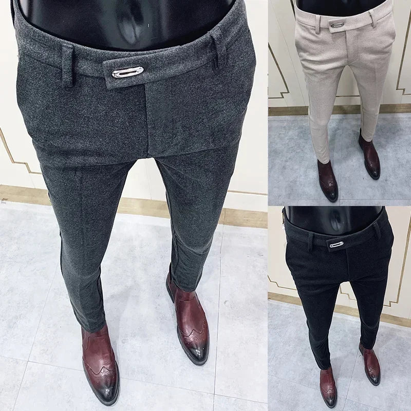 Slim Fit Corduroy Trousers