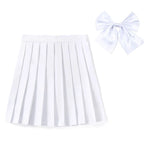 High Waist Skirt With Bowtie
