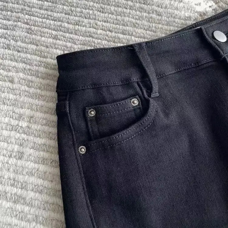 Low Waist Jean Shorts