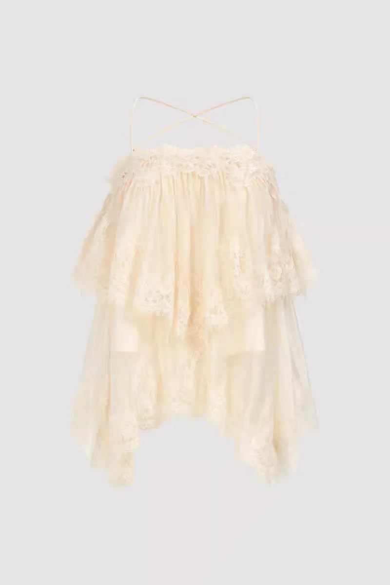 Lace Strap Top
