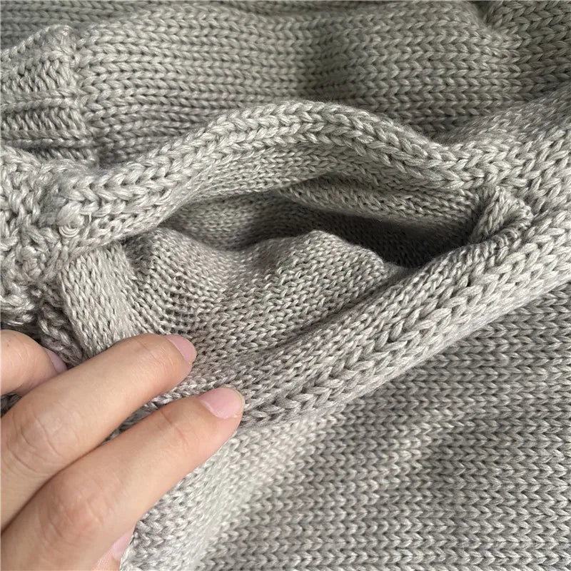 High Waist Casual Knitted Pant