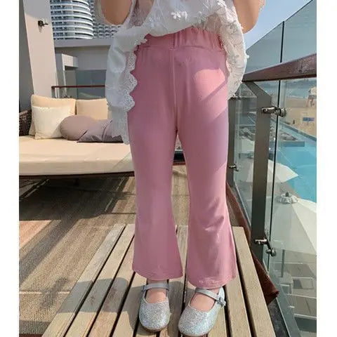 Solid Flared Pants