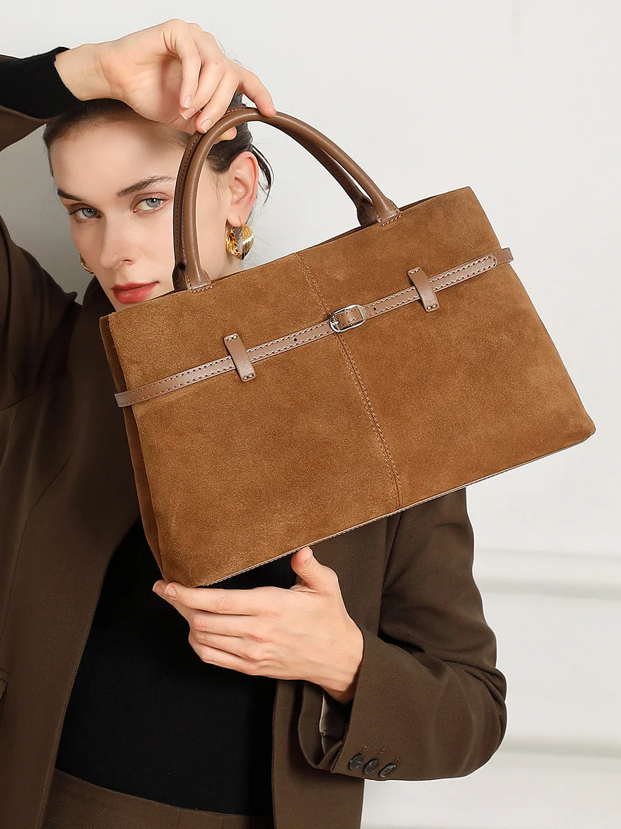 YANATARI Leather Minimalist Tote Bag
