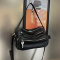 Swiss Design Genuine Leather Bowling Bag