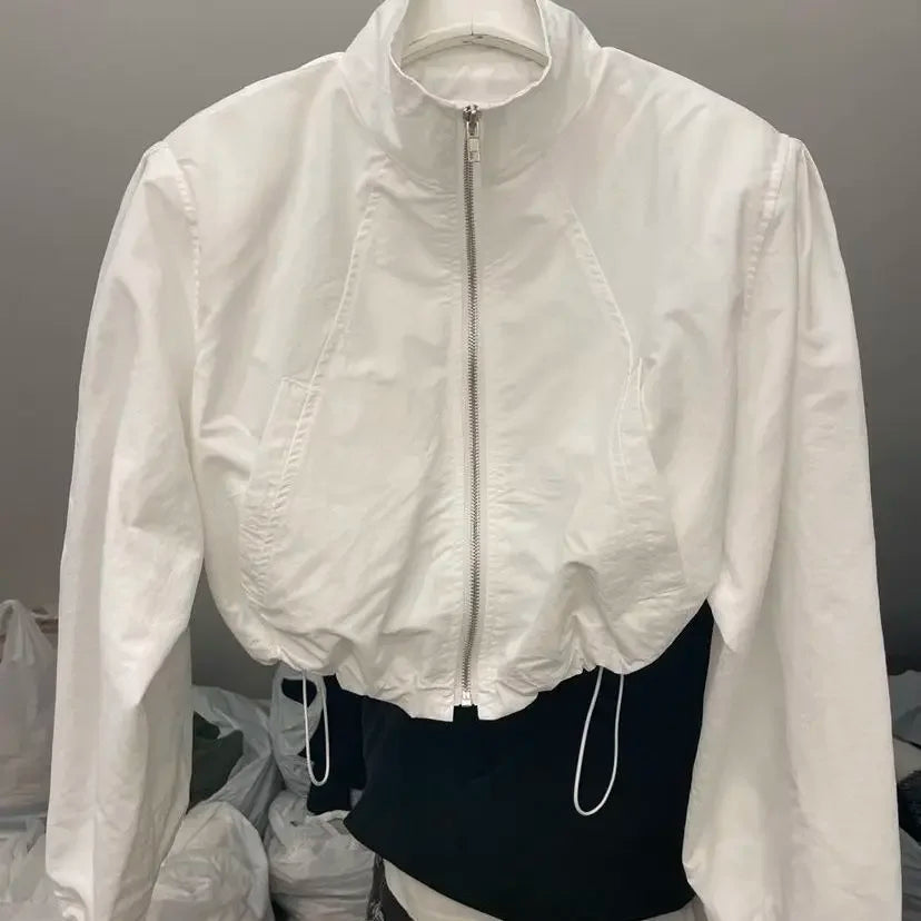 Windbreaker Cropped Jacket