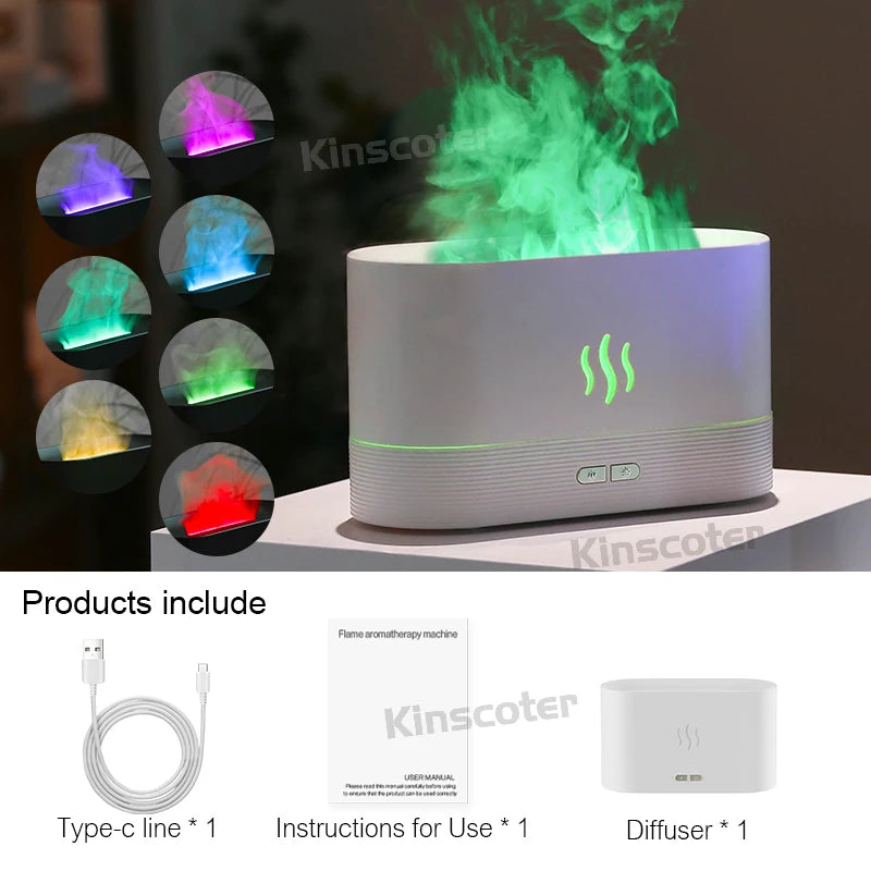 Colorful Flame Humidifier