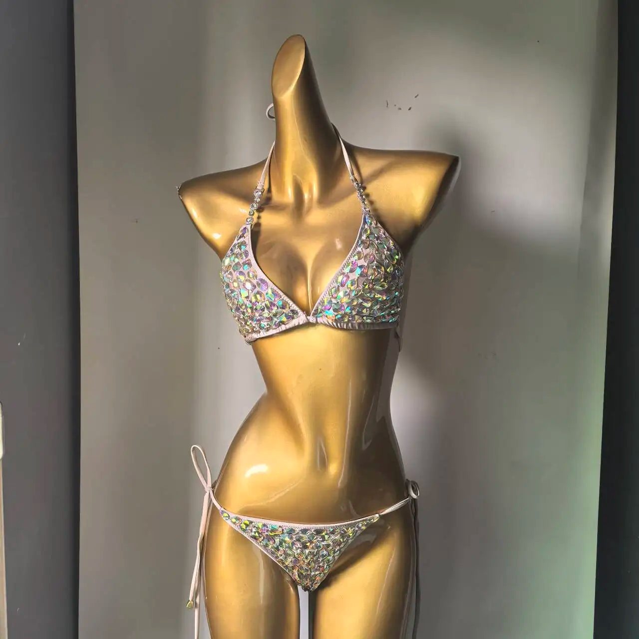 Iridescent Crystal Bling Bikini